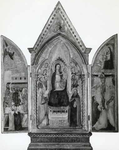 Samuel H. Kress Collection — Florentine Painter 1360. Triptych — insieme